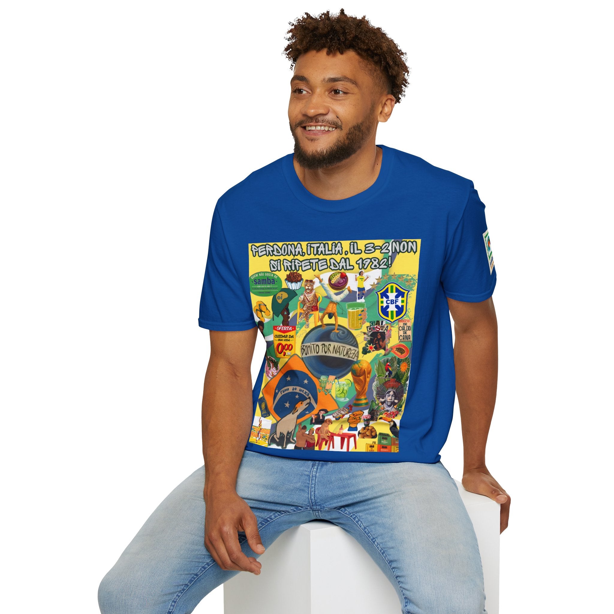 Unisex Graphic T-Shirt | Brasil x Itália