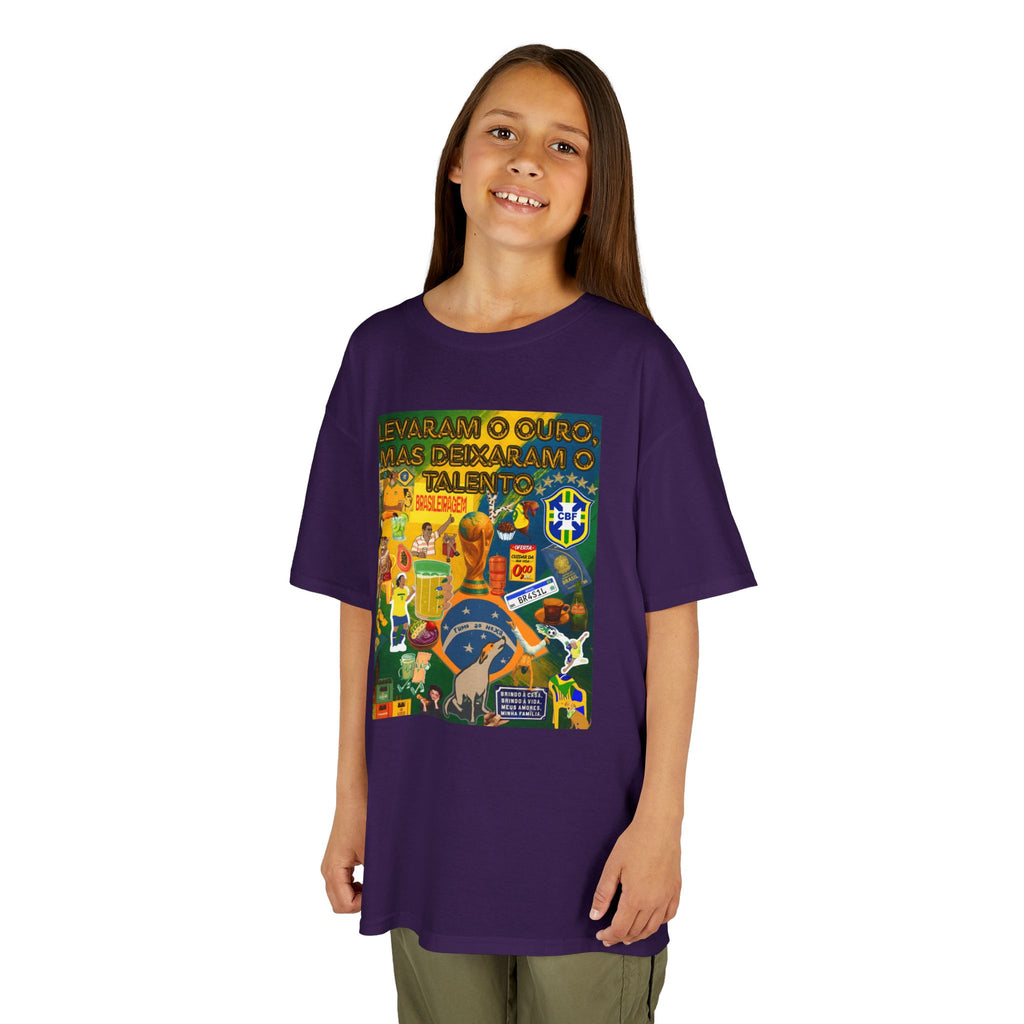 Unisex Kids 100% Algodão | Brasil x Portugal