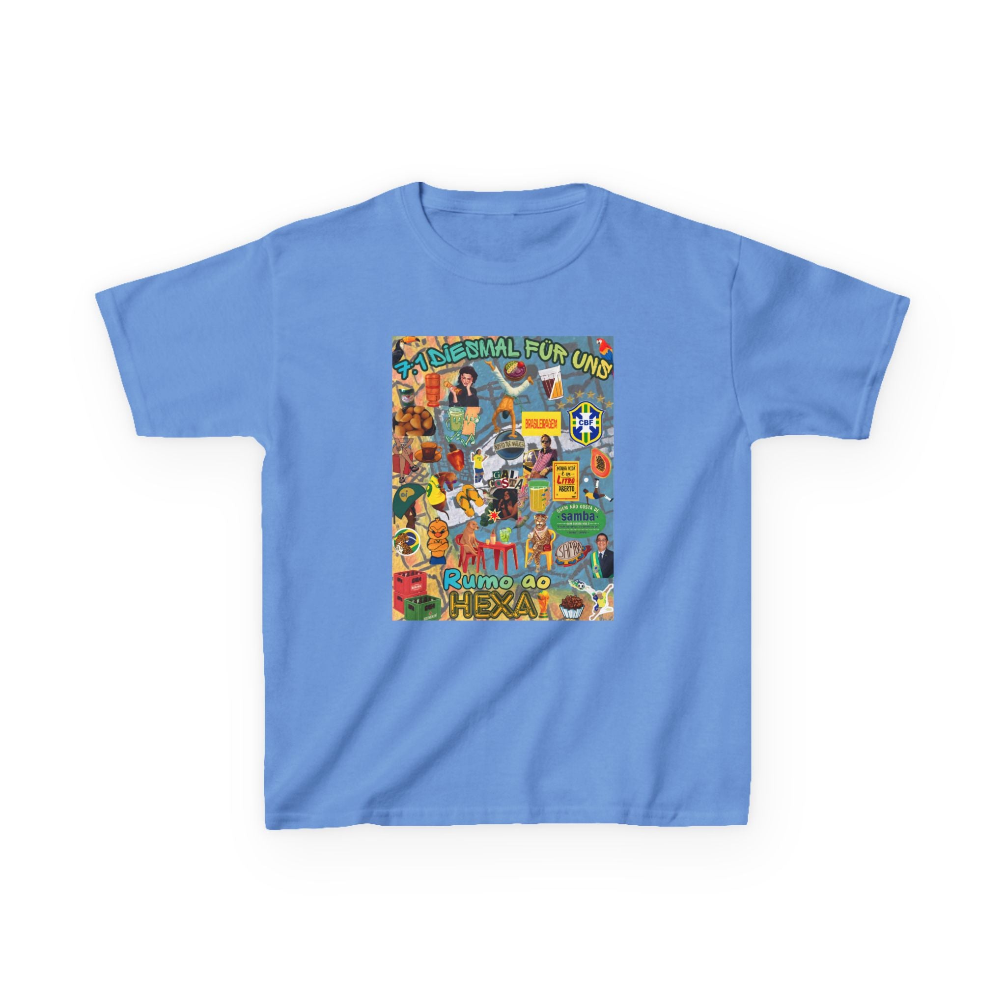 Unisex Kids 100% Algodão | Brasil x Alemanha