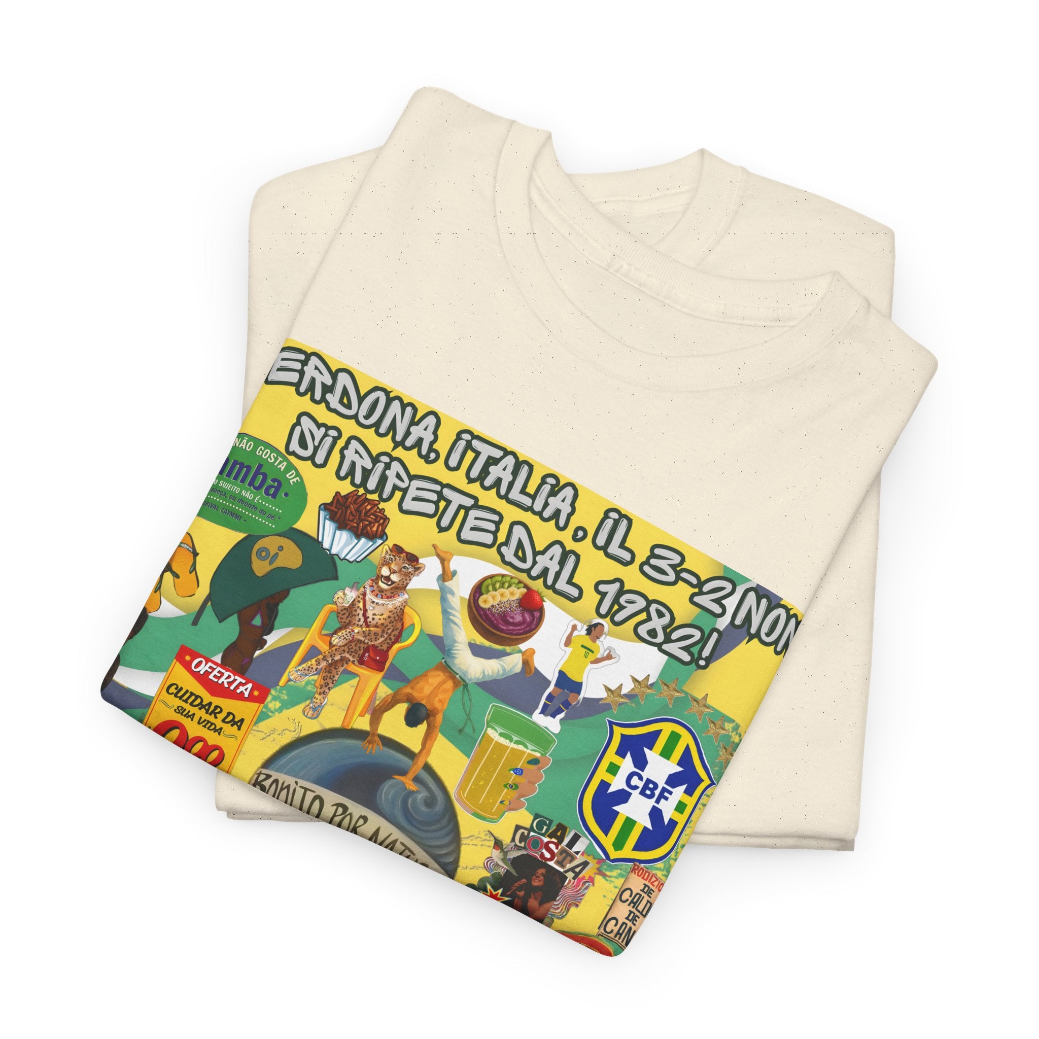 Unisex 100% Algodão OEKO-TEX® | Brasil x Itália