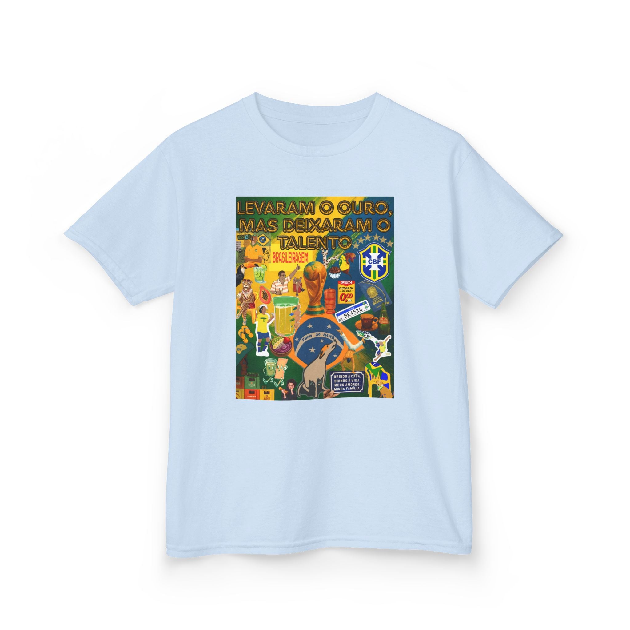 Unisex Kids 100% Algodão | Brasil x Portugal