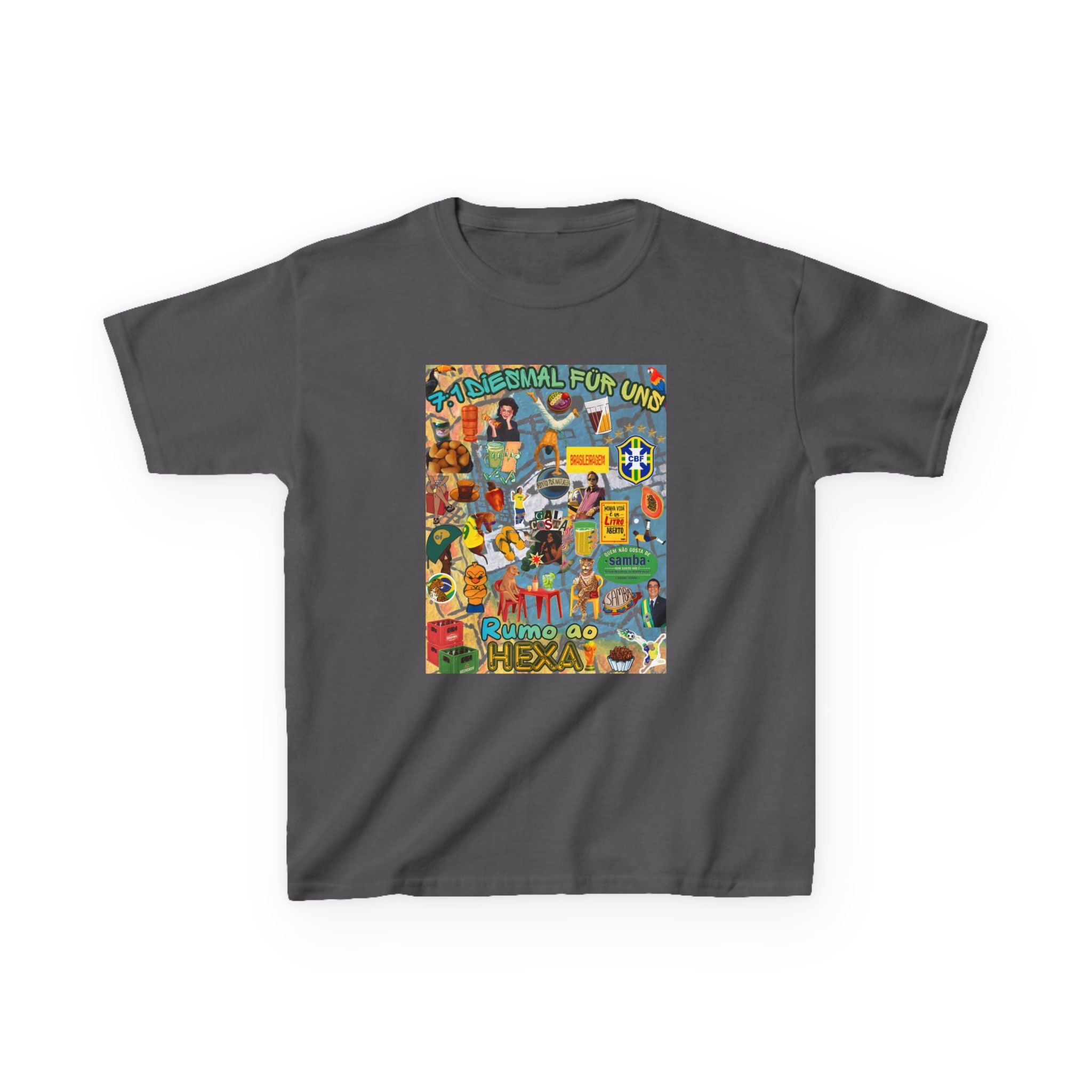 Unisex Kids 100% Algodão | Brasil x Alemanha