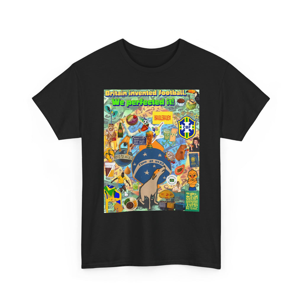 Unisex 100% Algodão OEKO-TEX®  | Brasil x Britain - O jogo nasceu lá, mas o Brasil o elevou a outro patamar!