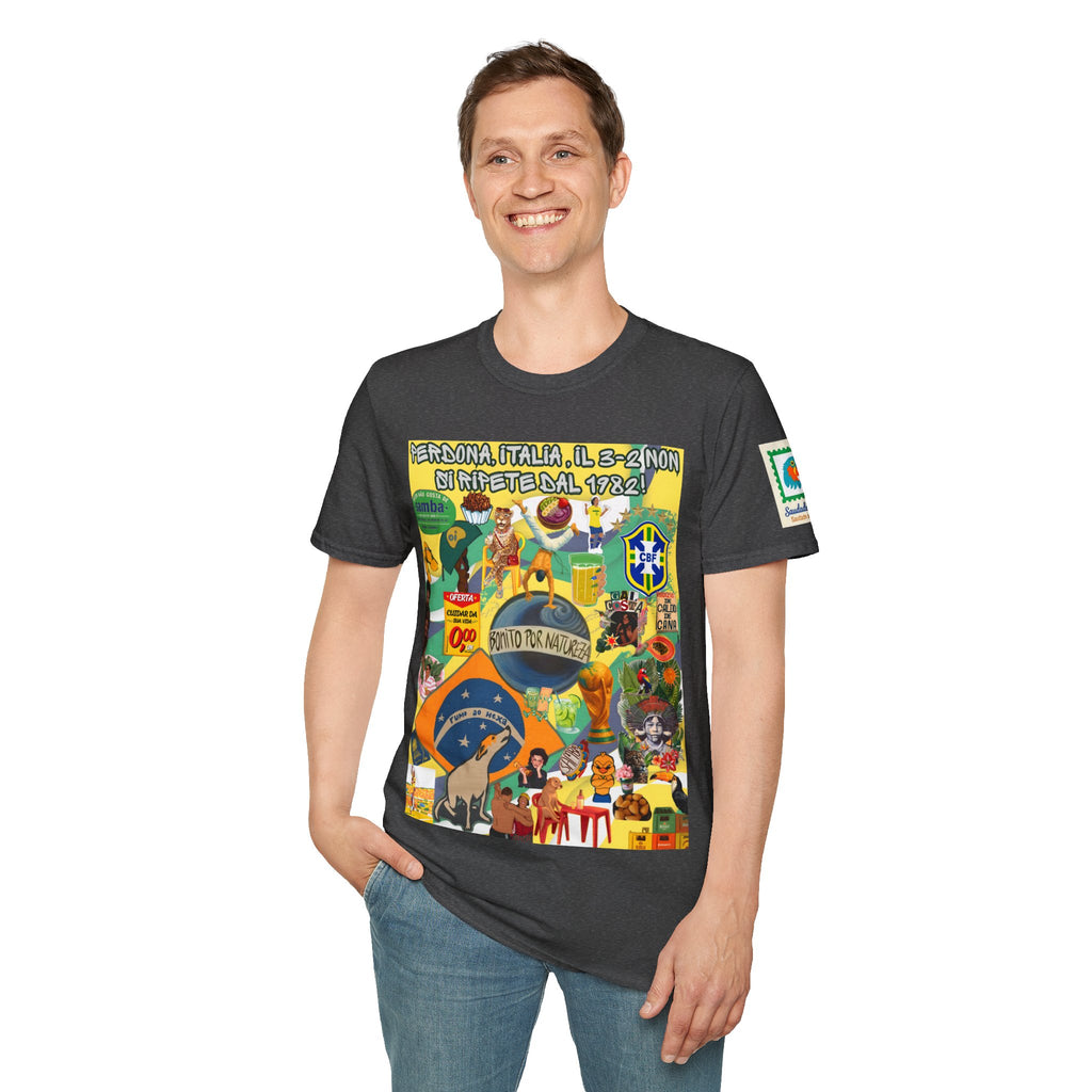 Unisex Graphic T-Shirt | Brasil x Itália