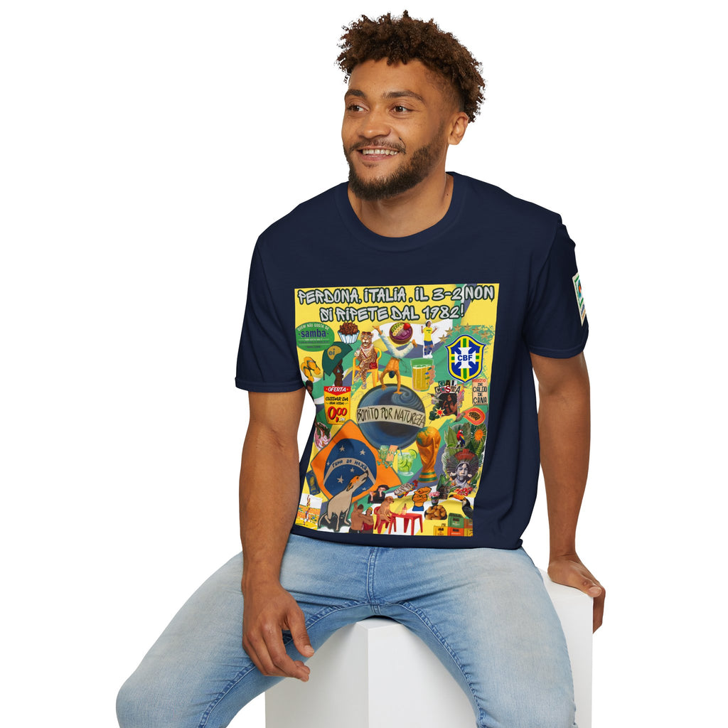 Unisex Graphic T-Shirt | Brasil x Itália