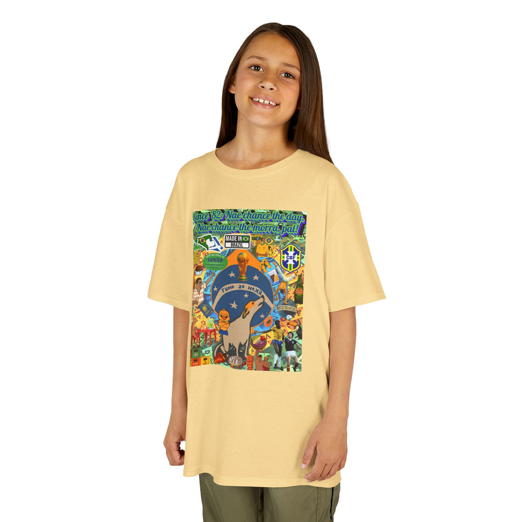 Unisex Kids 100% Algodão- Brasil x Escócia