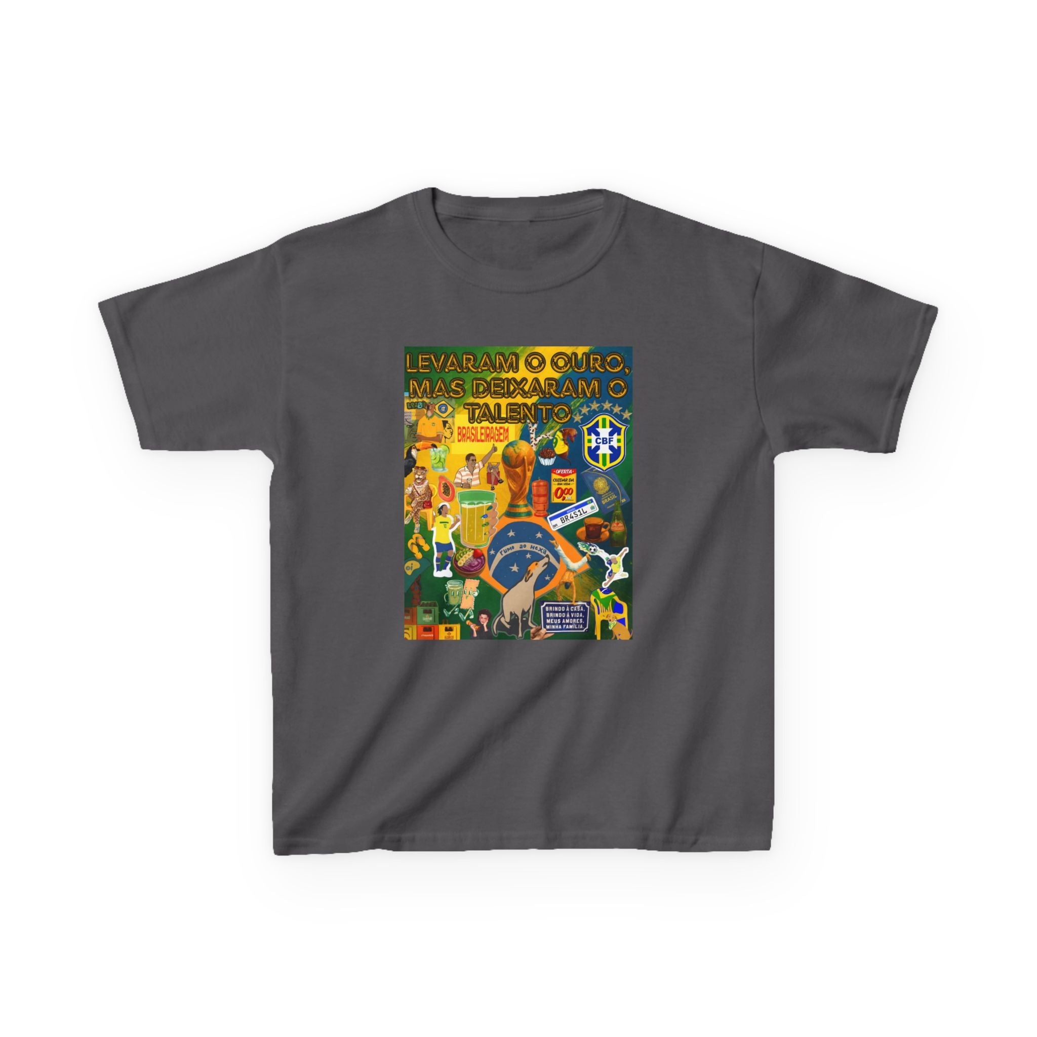 Unisex Kids 100% Algodão | Brasil x Portugal
