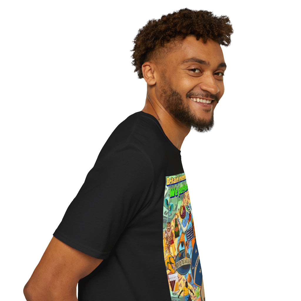 Unisex Graphic T-Shirt | Brasil x Britain - O jogo nasceu lá, mas o Brasil o elevou a outro patamar!