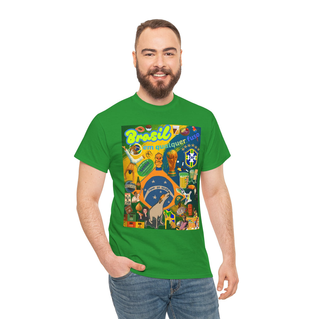 Unisex 100% Algodão OEKO-TEX®  | Brasil em qualquer fuso!