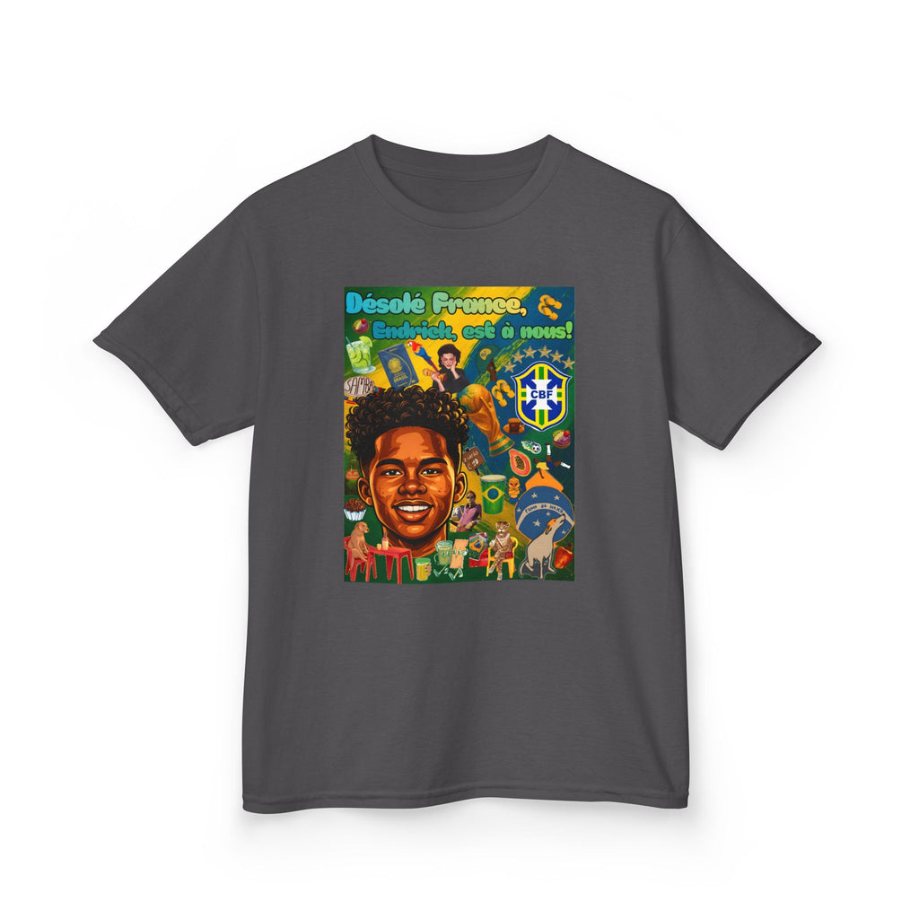 Unisex Kids 100% Algodão | Brasil x França