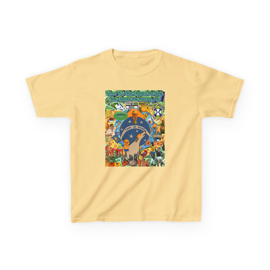 Unisex Kids 100% Algodão- Brasil x Escócia