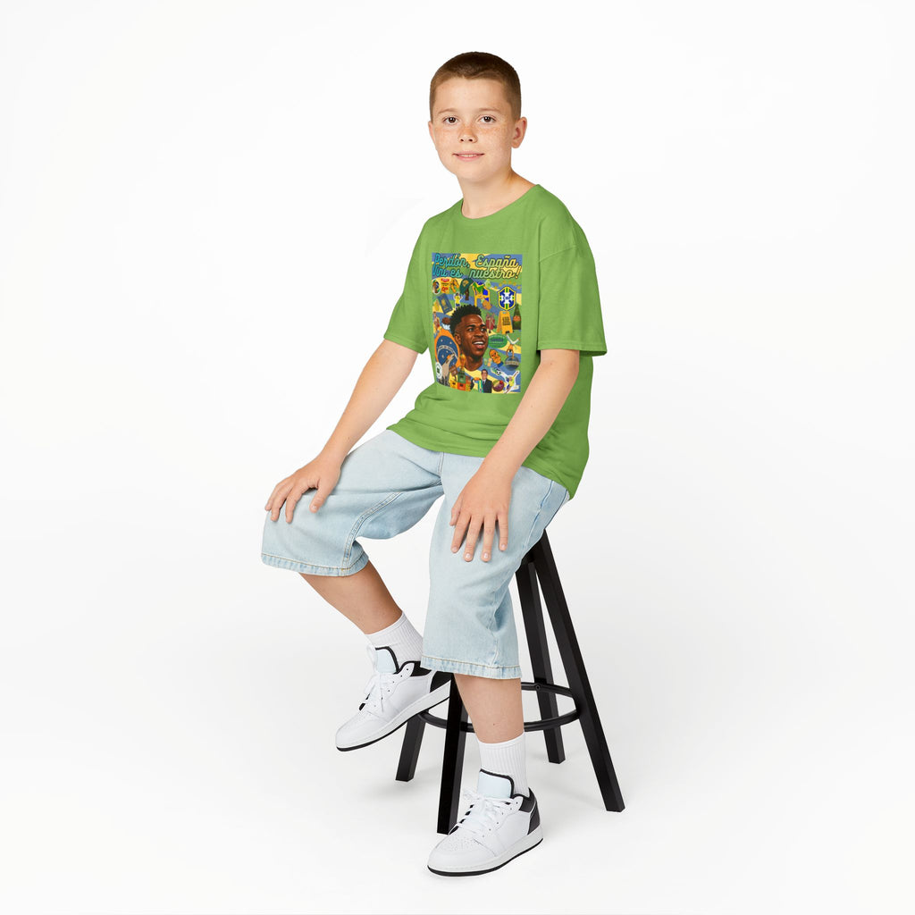 Unisex Kids 100% Algodão | Brasil x Espanha