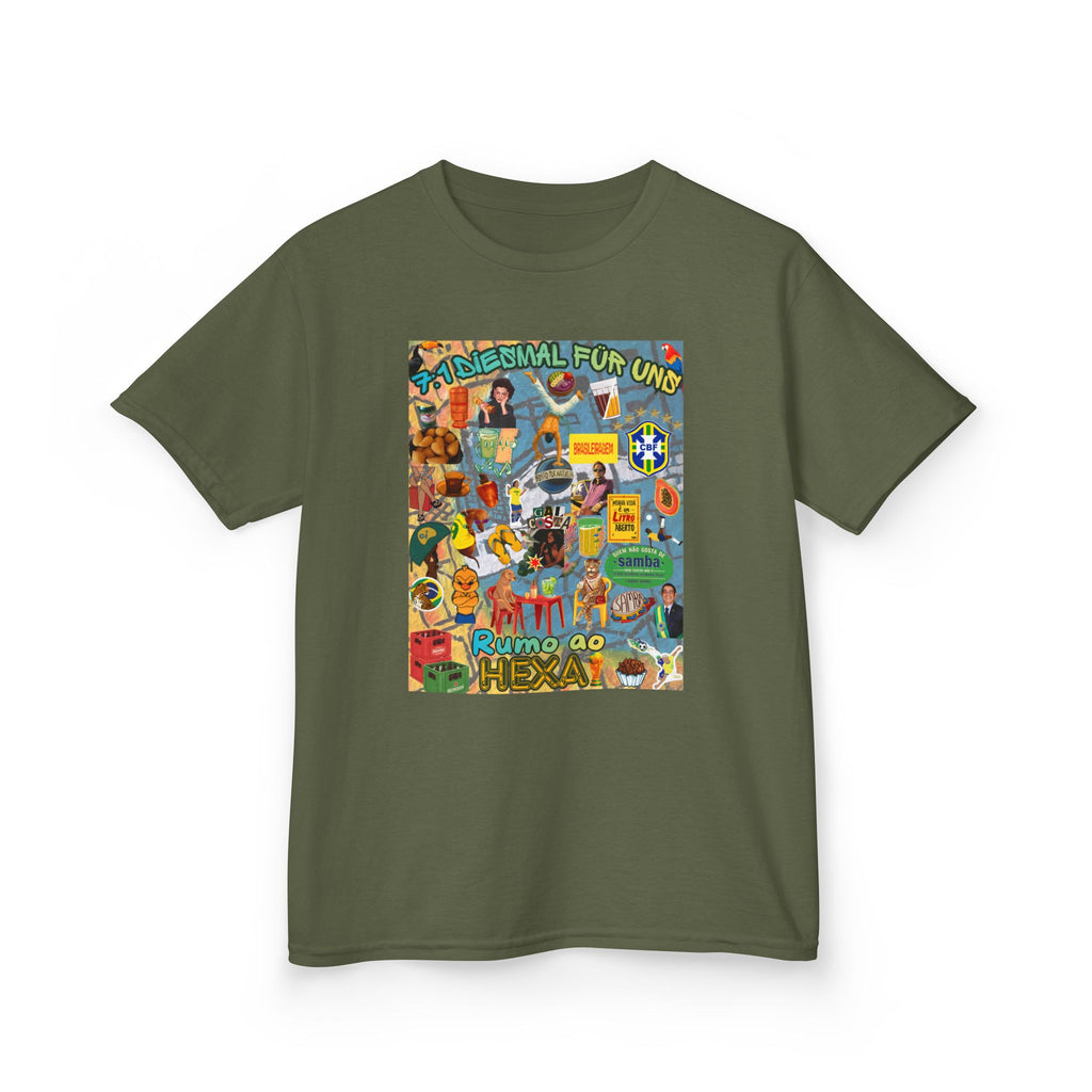Unisex Kids 100% Algodão | Brasil x Alemanha