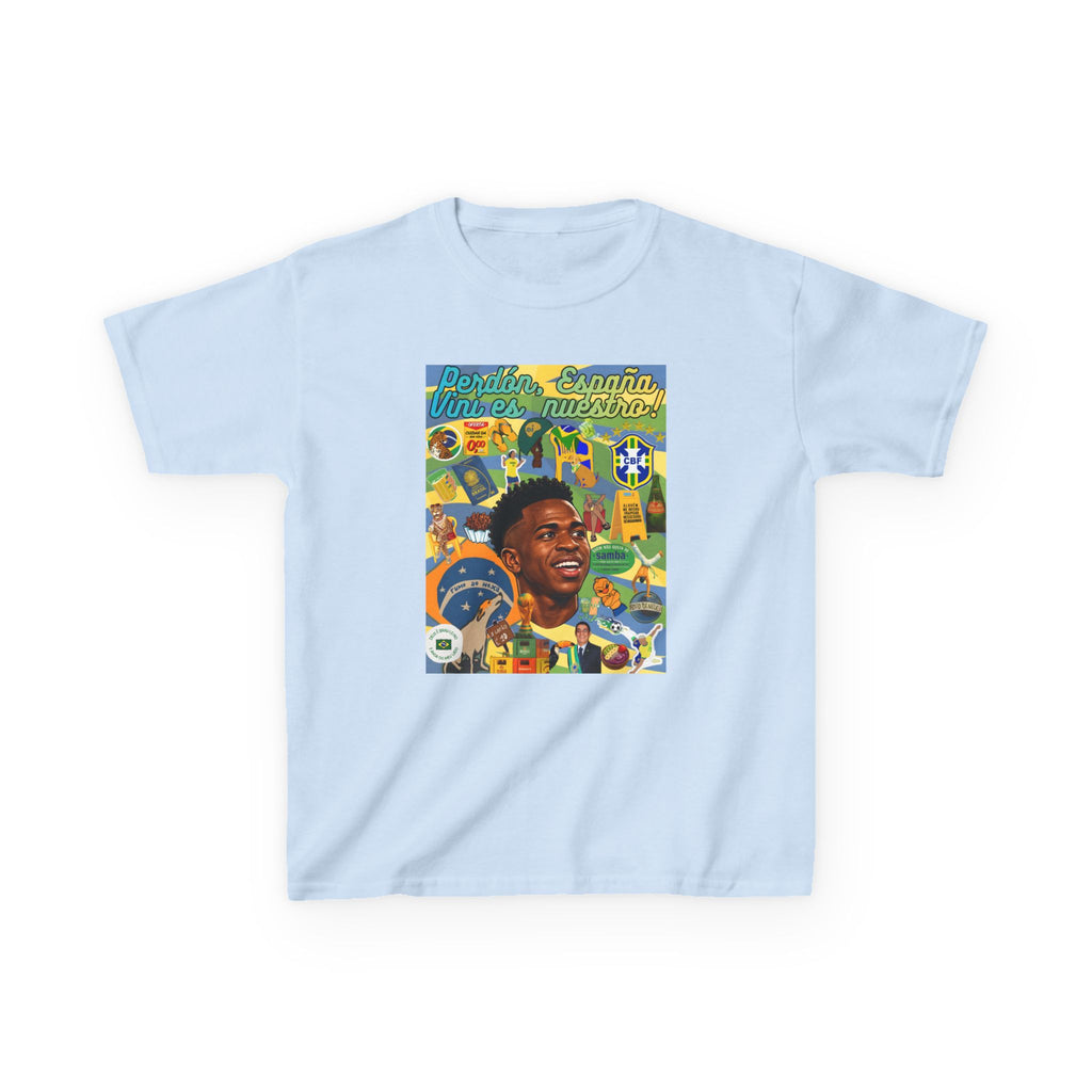Unisex Kids 100% Algodão | Brasil x Espanha