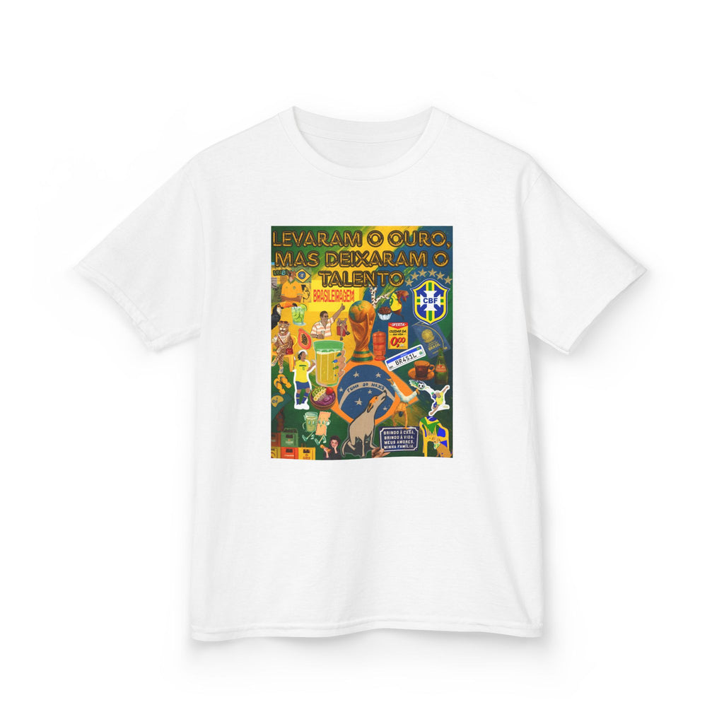 Unisex Kids 100% Algodão | Brasil x Portugal