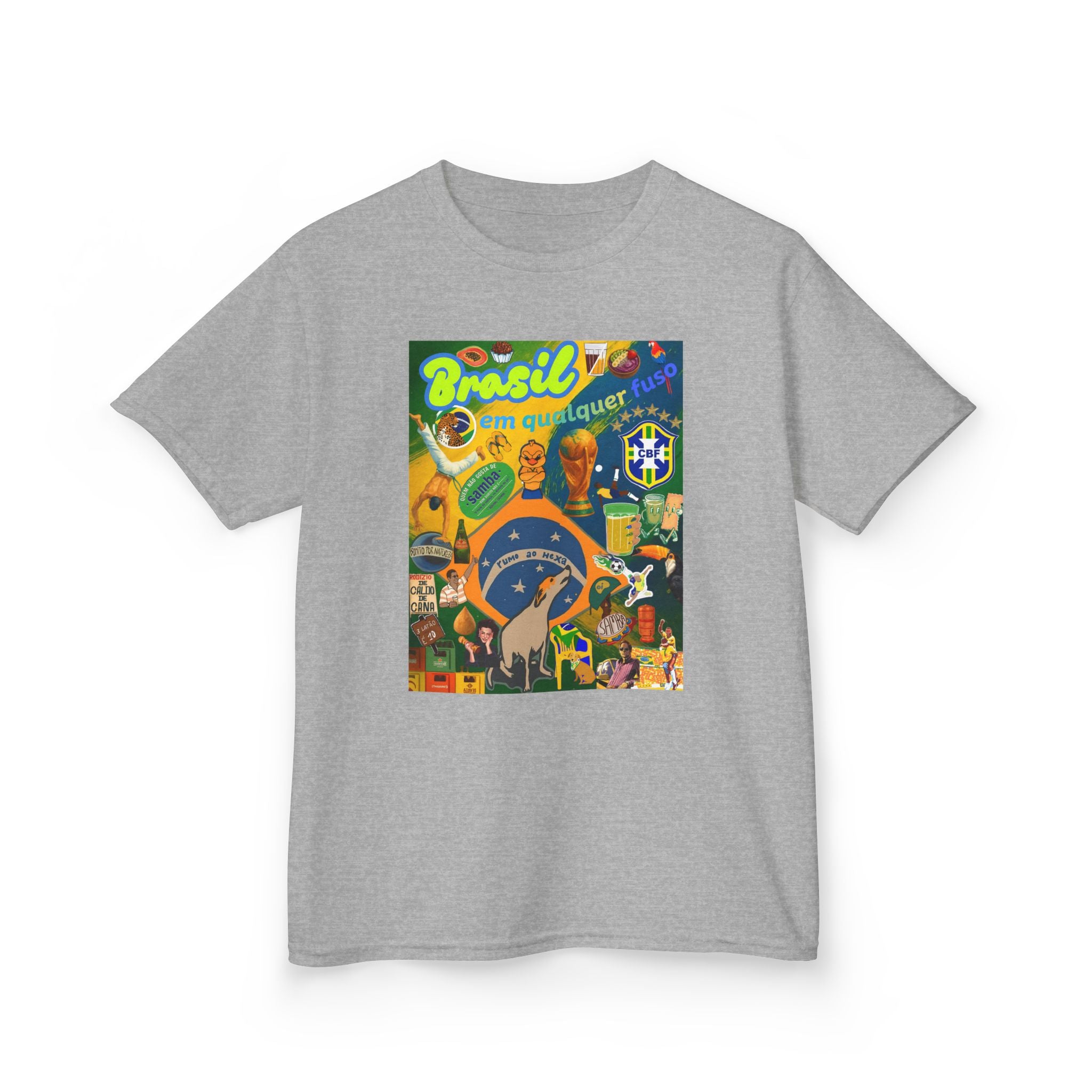 Unisex Kids 100% Algodão | Brasil em qualquer fuso!