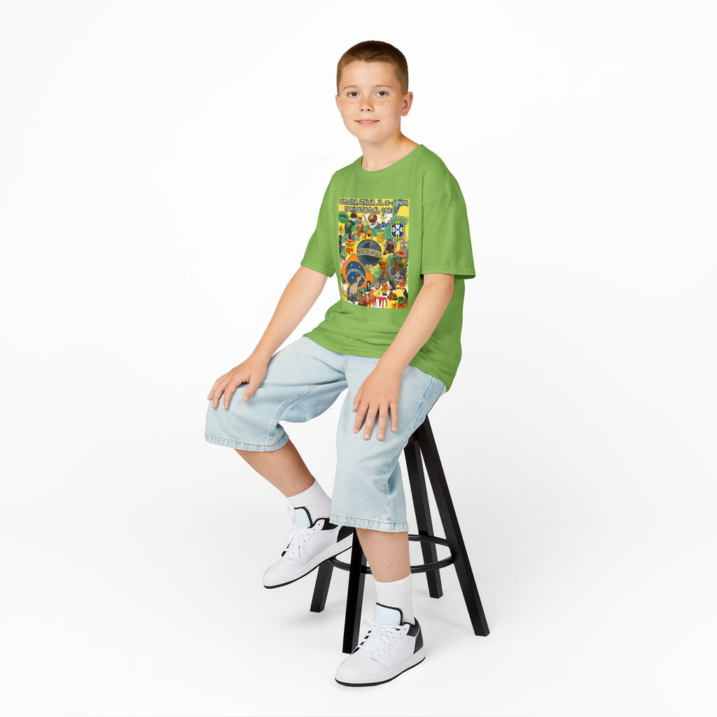 Unisex Kids 100% Algodão | Brasil x Itália