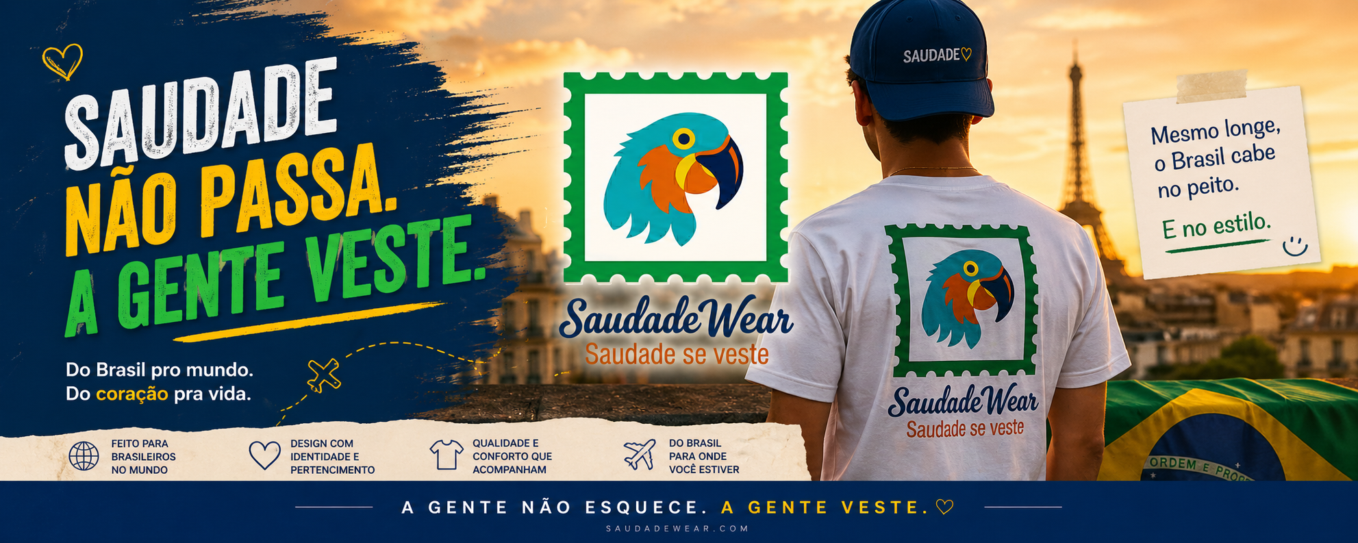Saudade-Wear: Saudade se Veste.